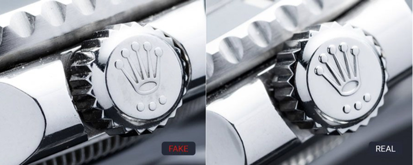 Hướng dẫn cách tự phân biệt, thẩm định thật giả đồng hồ Rolex 6 Num dong ho